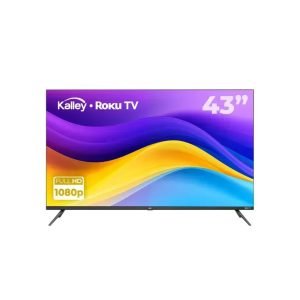 Televisor Kalley 43" Pulgadas K-RTV43FHD Smart TV Roku TV