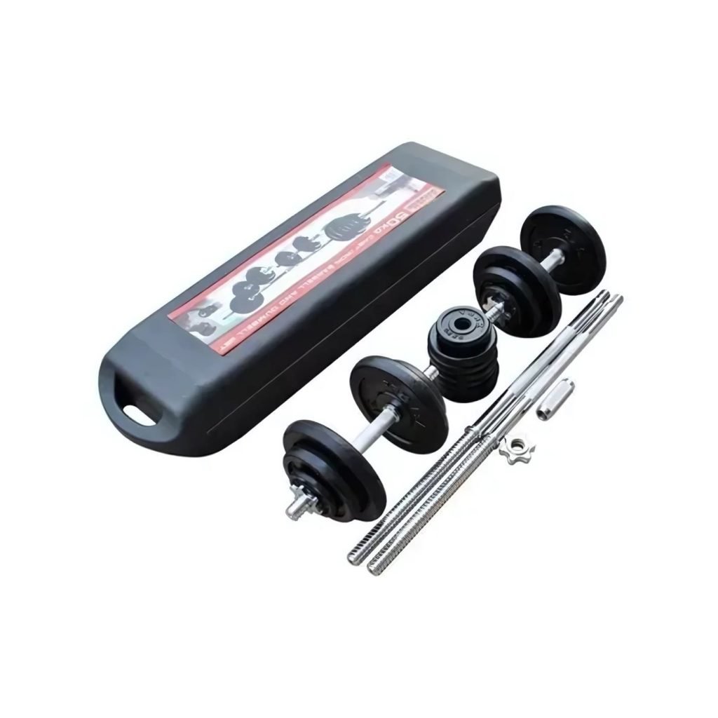 Kit De Pesas 50Kg SC-80060 + Muñequeras De Compresión Focus – LYD TECH ...