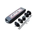 Kit De Pesas 50Kg SC-80060 + Muñequeras De Compresión Focus - Imagen 2