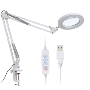 Lampara Con Lupa De Mesa FS-078 Match Pro