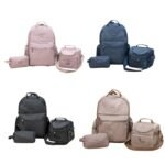 Juego Set Completo Maleta, Lonchera, Cartuchera DK02041 BluM