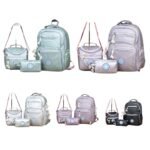 Juego Set Completo Maleta, Lonchera, Cartuchera DK02052 BluM
