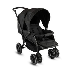 Coche Gemelar Para Bebés Bivo Black Premium BebeSit