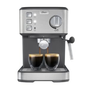 Cafetera Compacta Espressos 15 Bar BVSTEM5502 Oster