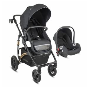 Coche Travel System Spring Premium Gold Black Bebesit
