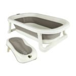 Bañera Plegable Con Termometro Y Soporte Gray Bebesit