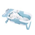 Bañera Plegable Con Almohadilla Bubble Blue Bebesit