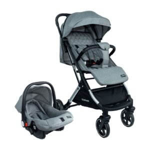 Coche Travel System Compacto Pixel Premium Gray Bebesit