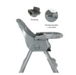 Silla Comedor Para Bebé Vancouver Gray AK2038GY BebeSit - Imagen 4