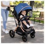 Coche Para Bebé Travel System Gold LX Azul Bebesit - Imagen 6