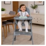 Silla Comedor Para Bebé Vancouver Gray AK2038GY BebeSit - Imagen 8