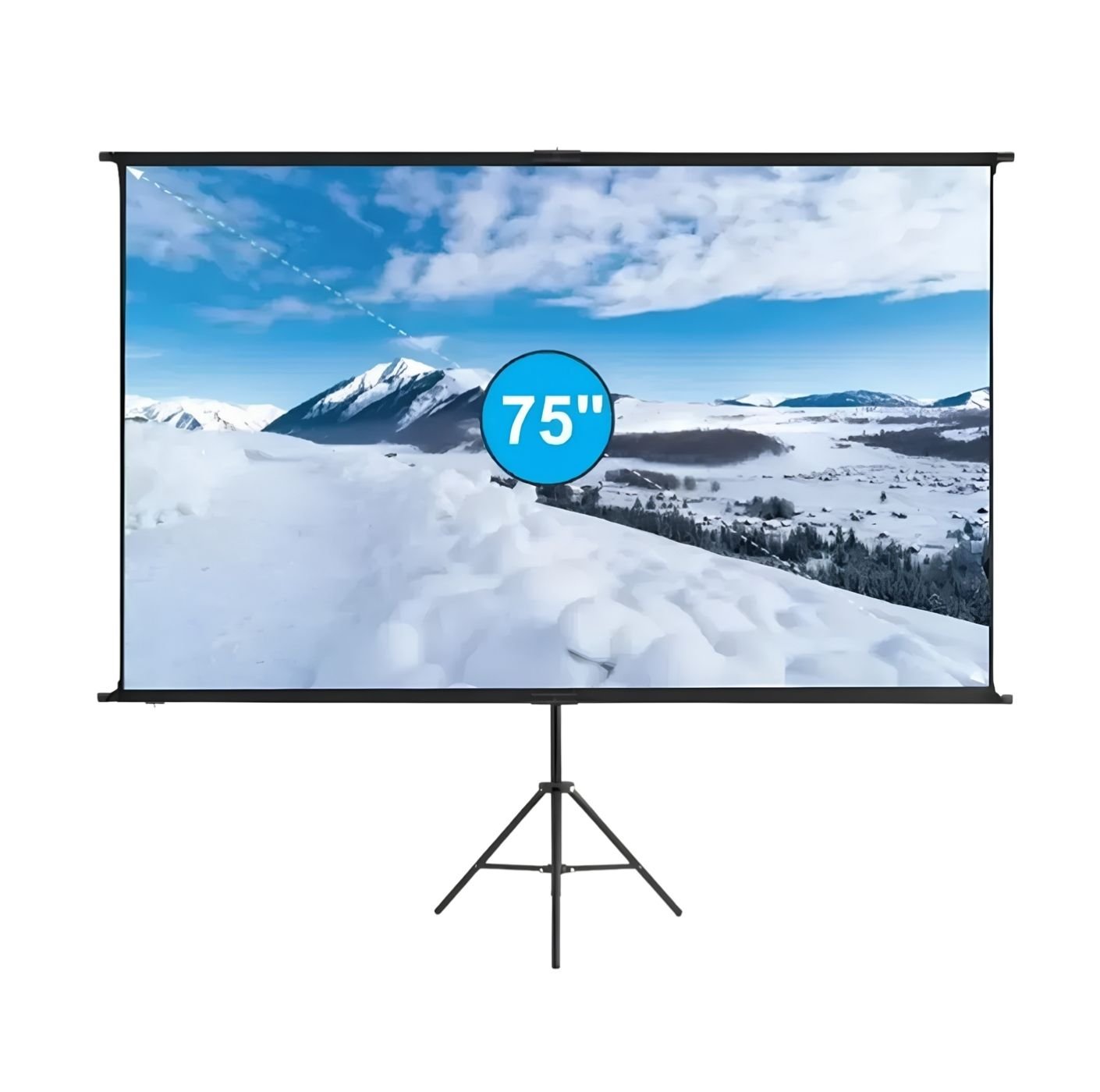 1 Telon Para Proyector 72" + Tripode Huge - Imagen 1