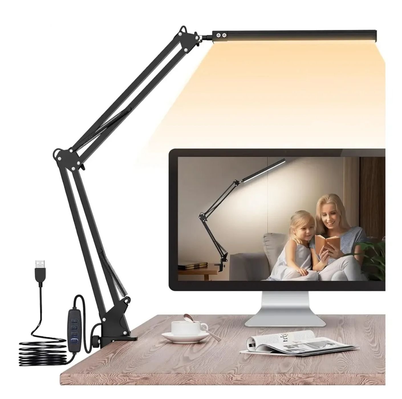 1 Lampara De Mesa Flexible CS-TD01 Huge - Imagen 1
