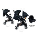 Coche Travel System Compacto Pixel Premium Black Bebesit - Imagen 2