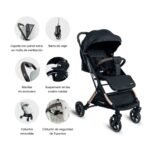 Coche Travel System Compacto Pixel Premium Black Bebesit - Imagen 4