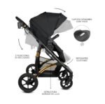 Coche Spring Gold Black Premium Bebesit - Imagen 4