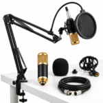 Micrófono Condensador + Tarjeta De Sonido V8 BM800 Huge - Imagen 4