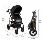 Coche Spring Gold Black Premium Bebesit - Imagen 5