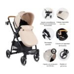 Coche Tipo Moises Alfa Beige Bebesit - Imagen 6