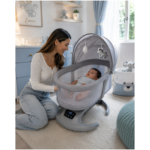 Cuna Mesedora Electrica Para Bebe 3 En 1 30912 BBL - Imagen 6