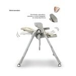 Silla Comedor 2En1 Mecedora Eléctrica Switch Gray Bebesit - Imagen 4