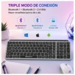 Teclado Inalámbrico Slim Dual Bluetooth KBT231 TM - Imagen 6