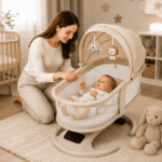 Cuna Mesedora Electrica Para Bebe 3En1 30911 BBL - Imagen 6
