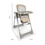 Silla Comedor 2En1 Mecedora Eléctrica Switch Gray Bebesit - Imagen 6