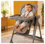 Silla Comedor 2En1 Mecedora Eléctrica Switch Gray Bebesit - Imagen 7