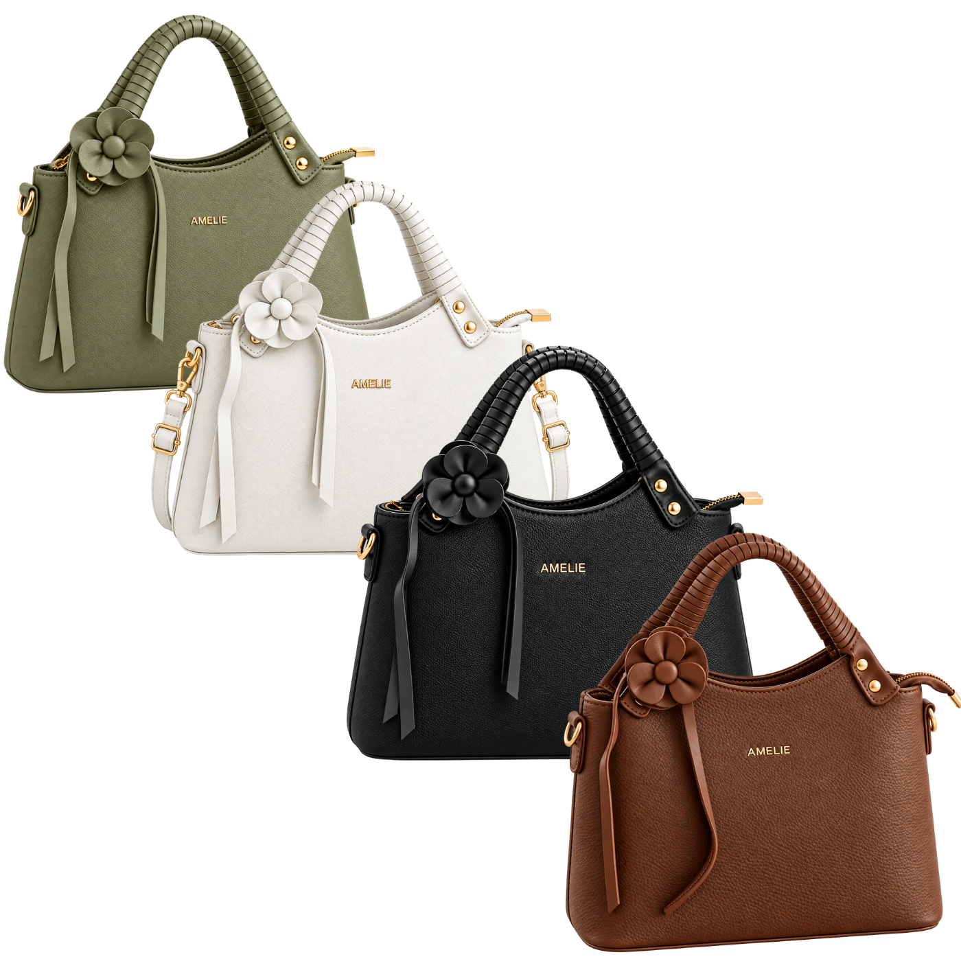 1 Cartera Tote Elegante Para Mujer LD01-17 BluM - Imagen 1