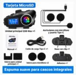 Intercomunicador Para Moto Doble Q58 Max Huge - Imagen 4