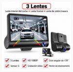 Cámara Para Carro Tres Lentes 3En1 Full HD 1080p R-2 Huge - Imagen 5