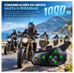 Intercomunicador Para Moto Bluetooth D2X6 Huge - Imagen 6