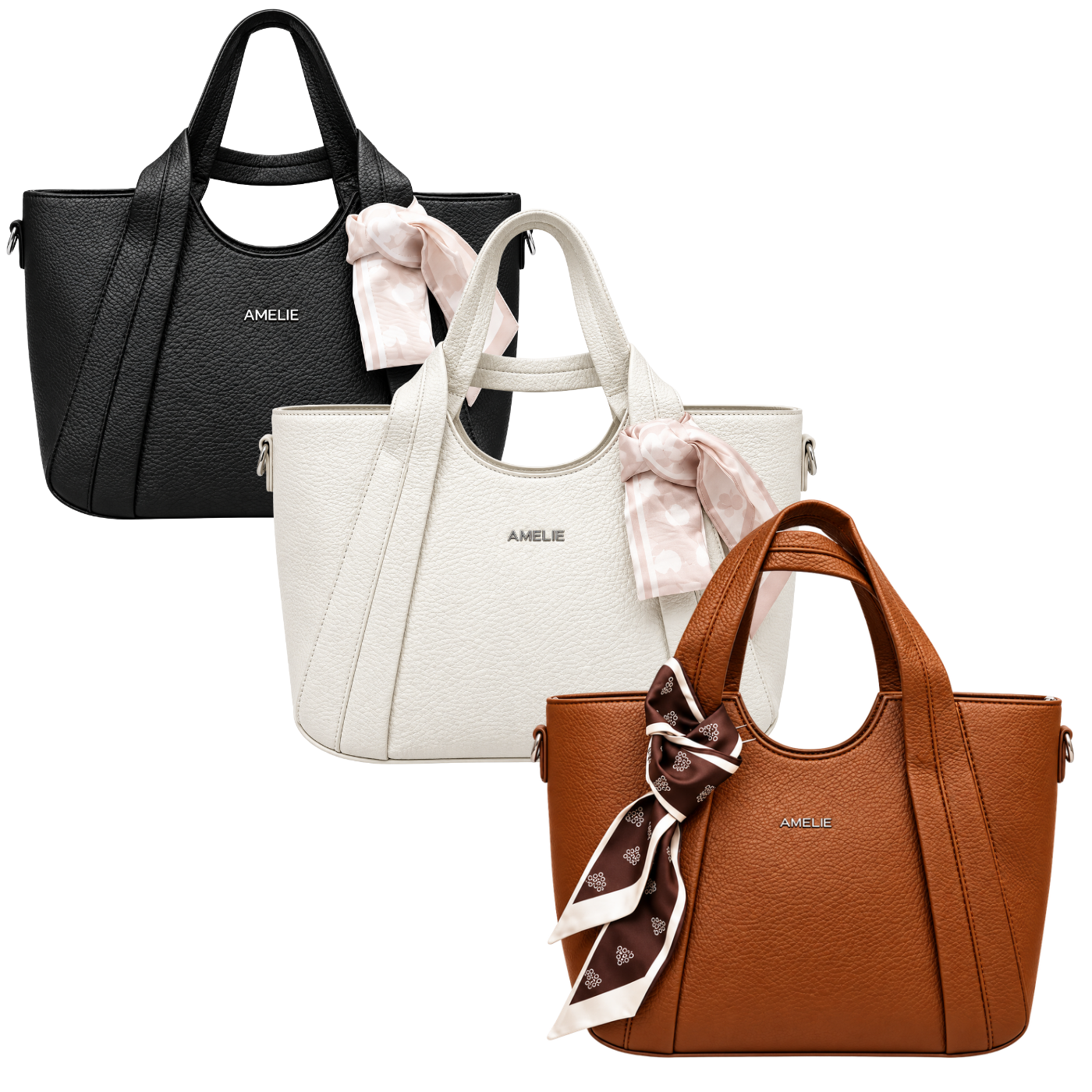 LYD (20) Cartera Tote Elegante LD01-7 BluM - Imagen 1