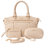 Set De Bolso 3 Piezas AM02194 Beige BluM
