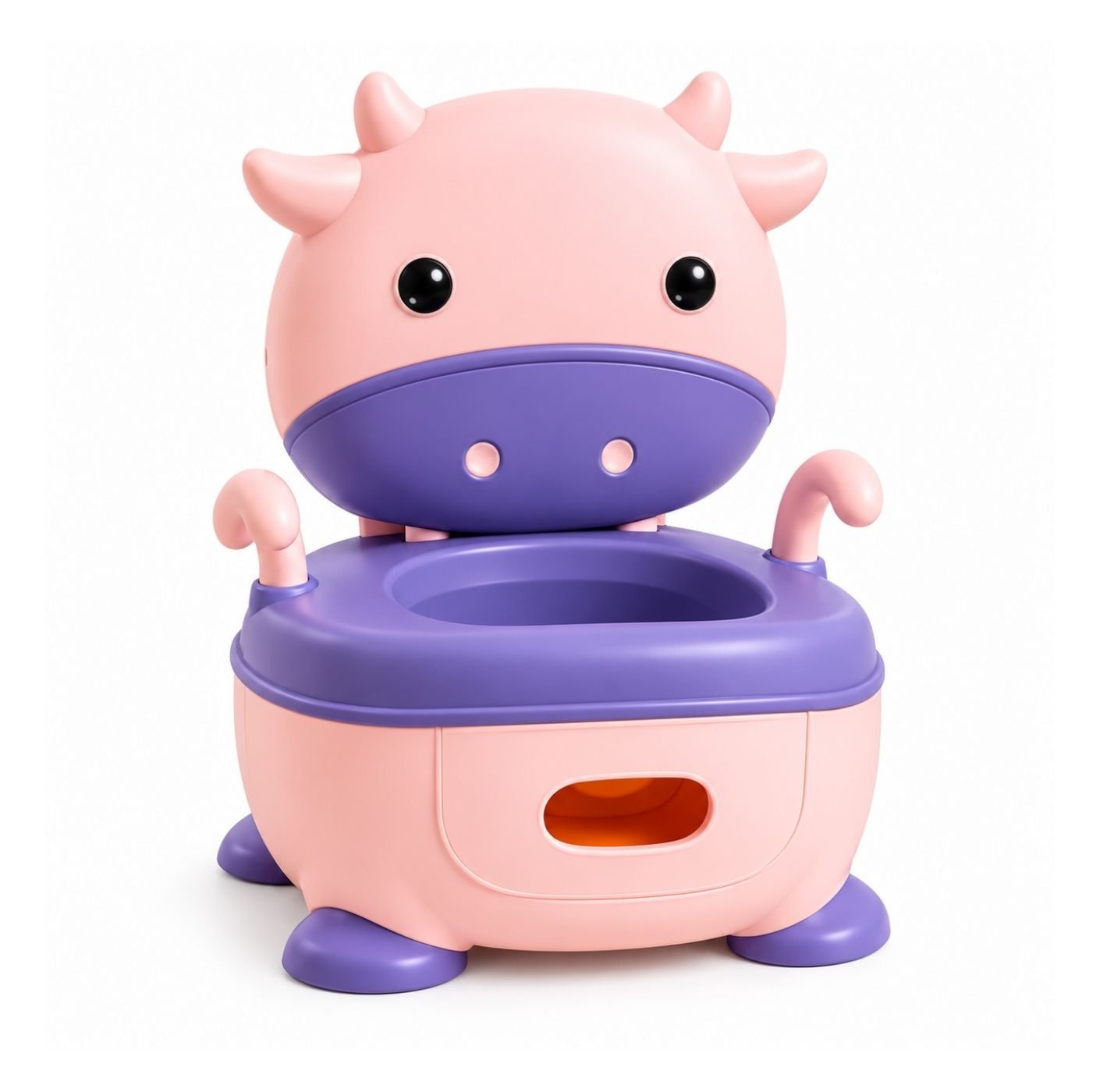 1 Inodoro Infantil Vaquita Rosa Para Bebé BBL - Imagen 1