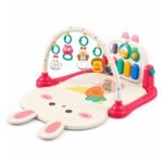 Tapete Para Bebé Con Piano Conejito Rosa BBL