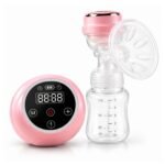 Extractor De Leche Materna Eléctrico Portátil Rosado BBL