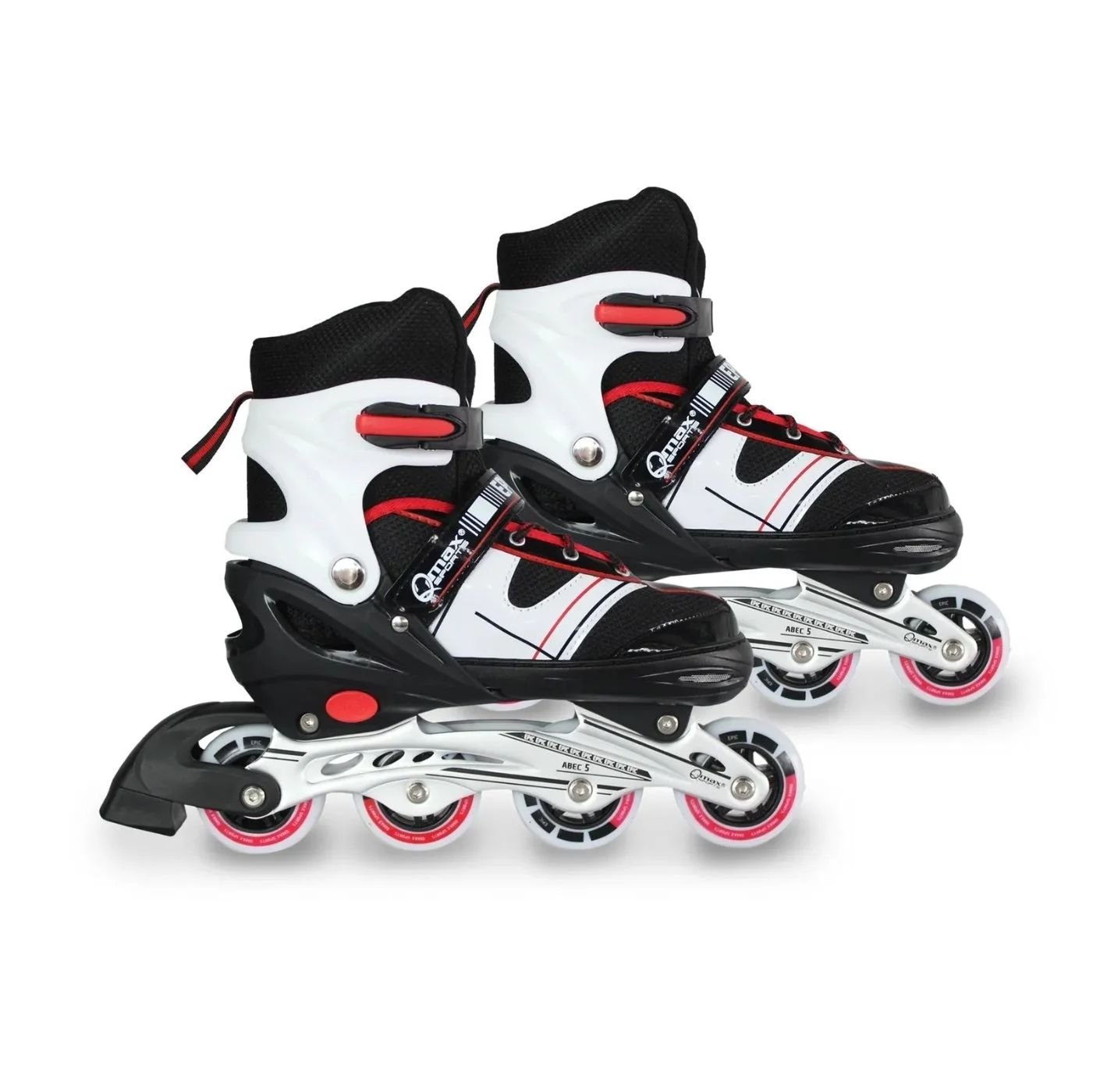 1 Patines Ajustables Epic Qmax Talla S Red Redicol - Imagen 1