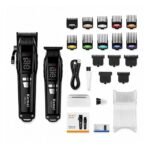Combo Maquina Peluquera 2En1 Kemei KM-2797 Negro DB - Imagen 4