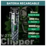 Maquina Peluquera Inalámbrica Clipper VGR V-279 Verde DB - Imagen 5
