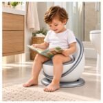 Inodoro Infantil De Lujo Gris Para Bebé BBL - Imagen 6