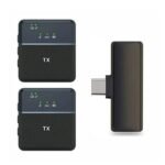 Micrófono De Solapa Inalámbrico Doble TipoC SX8 HG