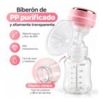 Extractor De Leche Materna Eléctrico Portátil Rosado BBL - Imagen 3