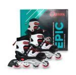 Patines Ajustables Epic Qmax Talla M Red Redicol - Imagen 4