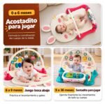 Tapete Para Bebé Con Piano Conejito Rosa BBL - Imagen 5