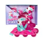 Patines Infantiles Convertibles 2En1 First Qmax Talla XS Pink Redicol - Imagen 5