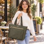 Bolso De Mano AM1261 Verde Militar BluM - Imagen 6