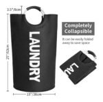 Cesta Resistente Para Ropa Sucia IGS-4 Negro TM - Imagen 5